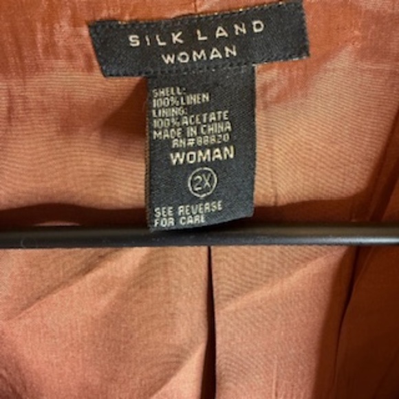 Linen distressed jacket - Picture 4 of 4